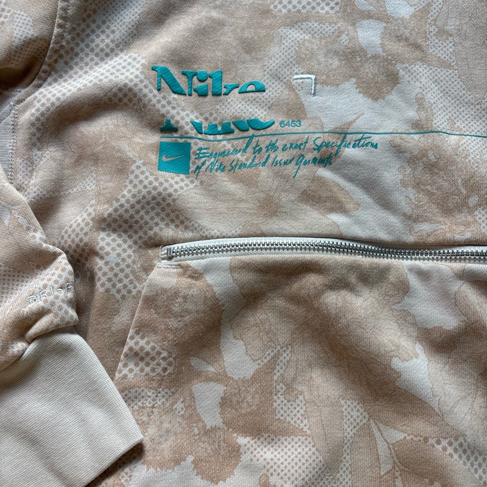 Nike Tan Sweater with Relaxed Fit and Hood - Picture 4 of 11